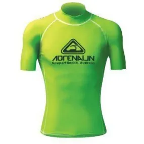 42213912   ~ HI VIS CLUB RASH VEST SHORT/SLEEVE LIME