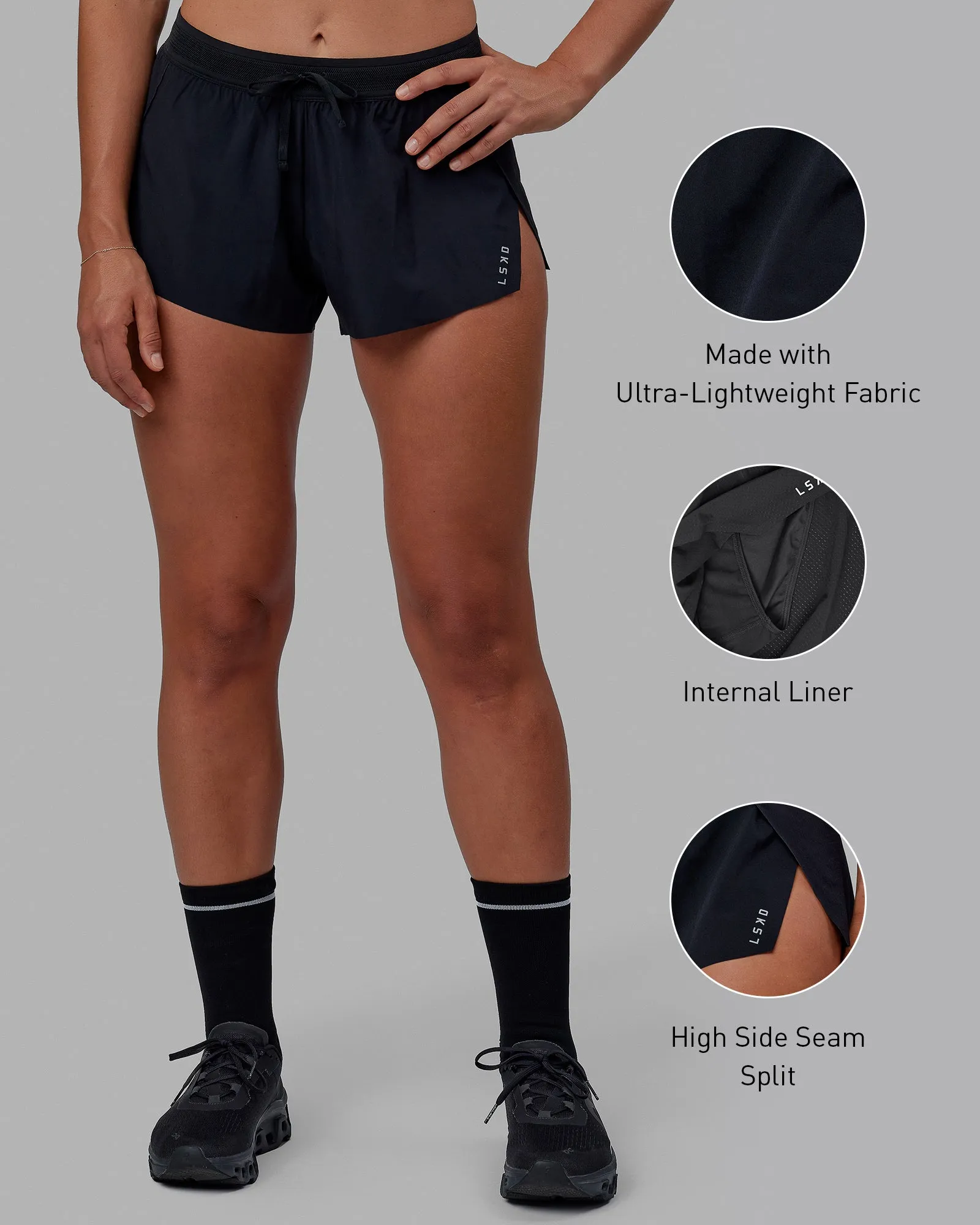 Accelerate Run Shorts - Black