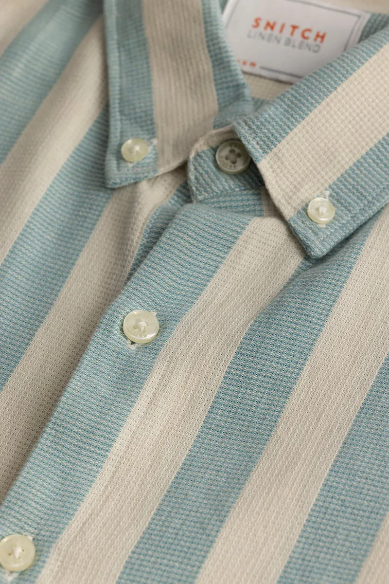 Aurora Blue Stripe Shirt