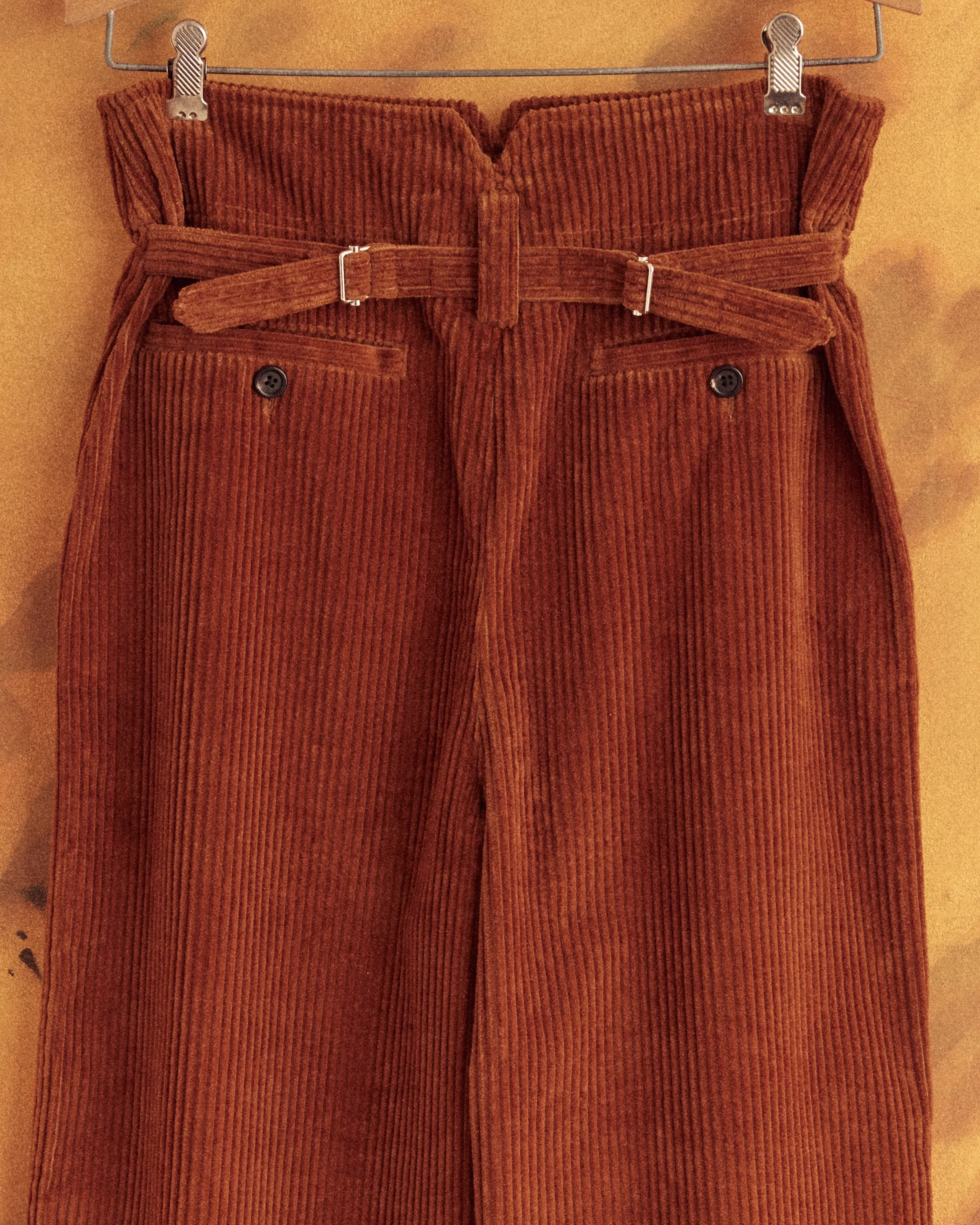 Corduroy Shakey Trousers - Brown