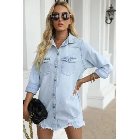 Denim Button Down Shirt