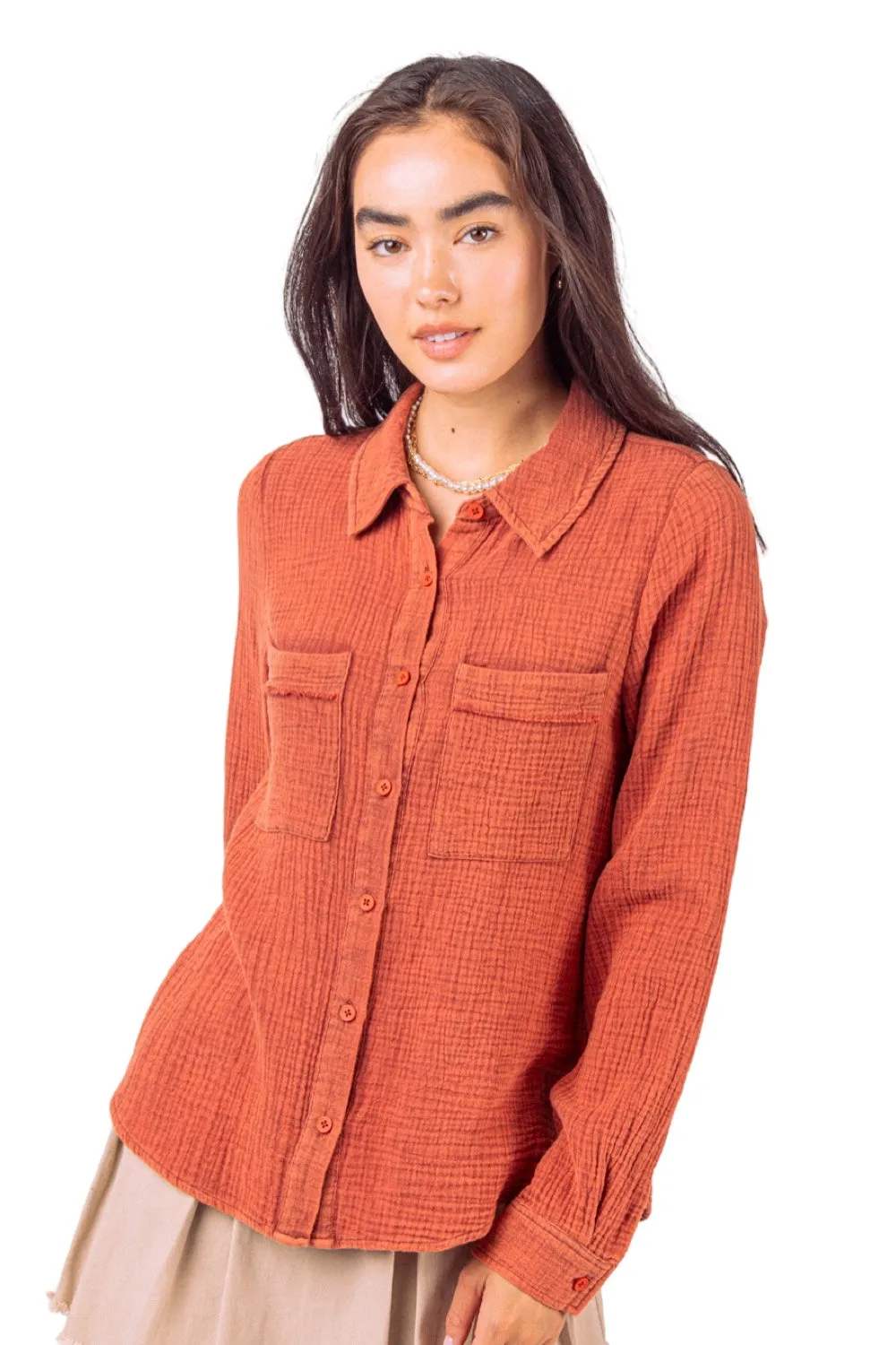 Dreaming of Fall Top Rust *ARRIVING 7/30