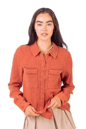 Dreaming of Fall Top Rust *ARRIVING 7/30