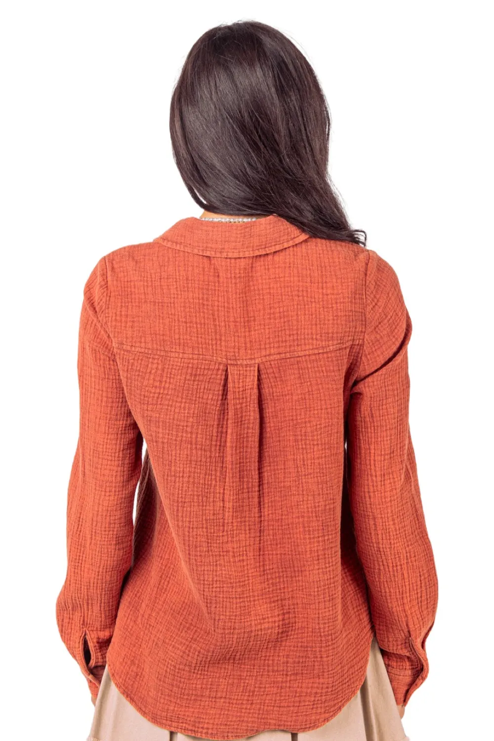 Dreaming of Fall Top Rust *ARRIVING 7/30