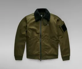 FLIGHT BOMBER JACKET DARK OLIVE