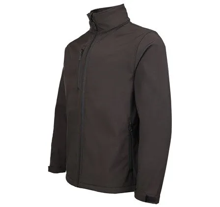 Fort Selkirk Water Resistant Breathable Softshell Jacket-BLACK