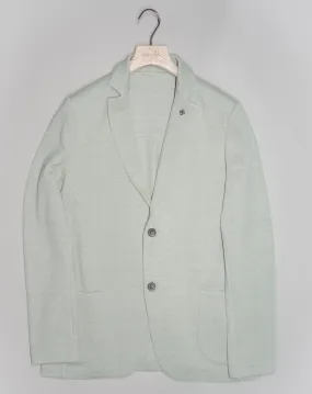 Gran Sasso Linen & Cotton Jersey Jacket / Light Mint