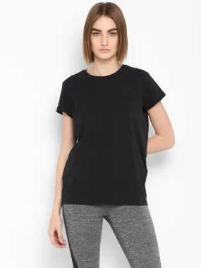 Isobella Women Cotton Black T-Shirt