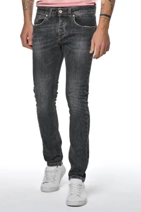 Jeans slim New London BLK Marmorizzato SS23