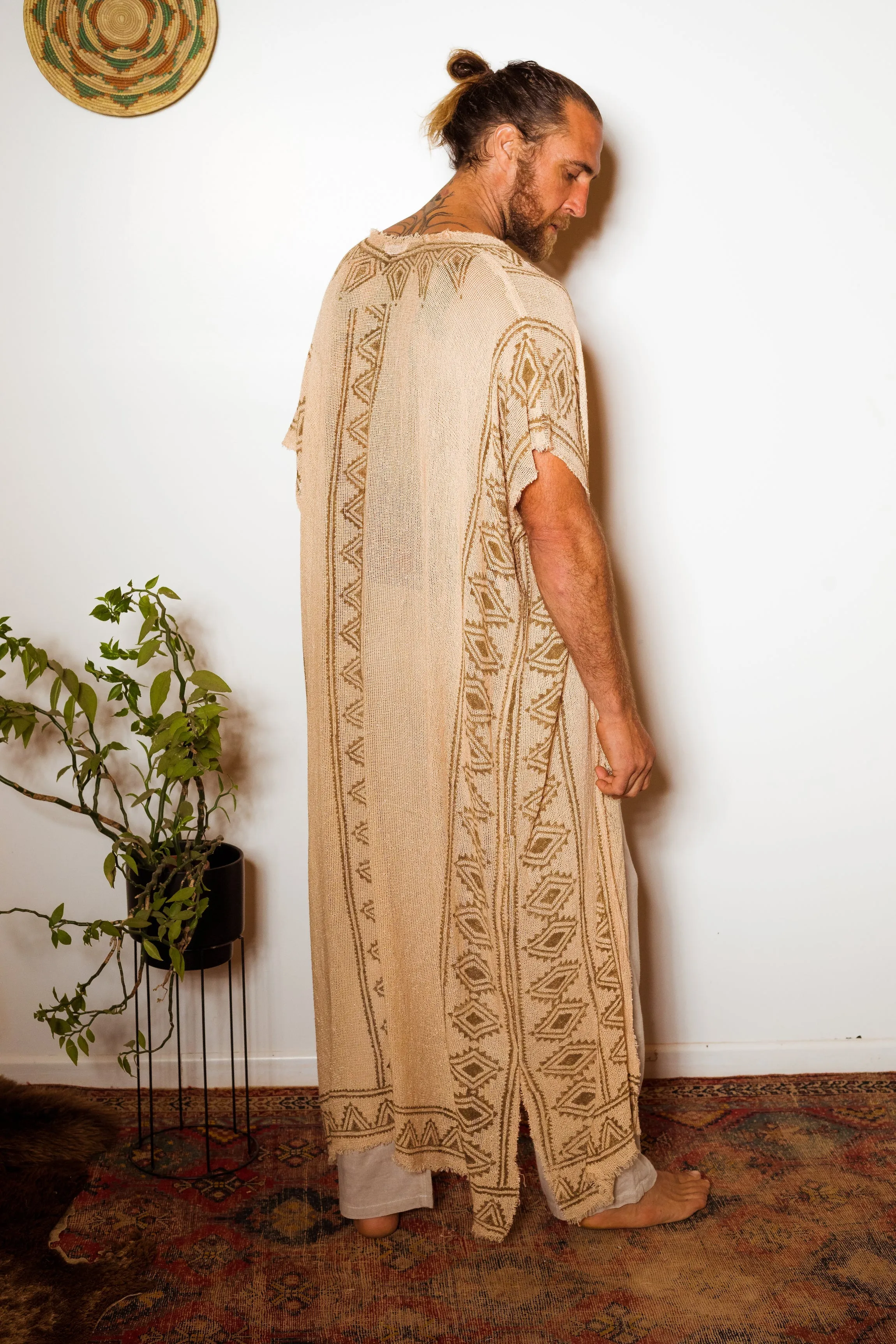 KIARA KAFTAN / KIMONO NATURAL BEIGE FOR MEN