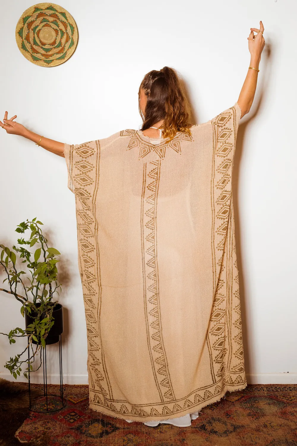 KIARA KAFTAN / KIMONO NATURAL BEIGE FOR MEN