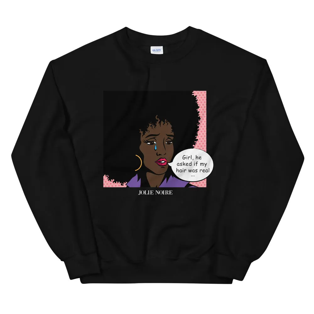 NOIRE x JOLIE NOIRE- Girl With Tear Sweatshirt