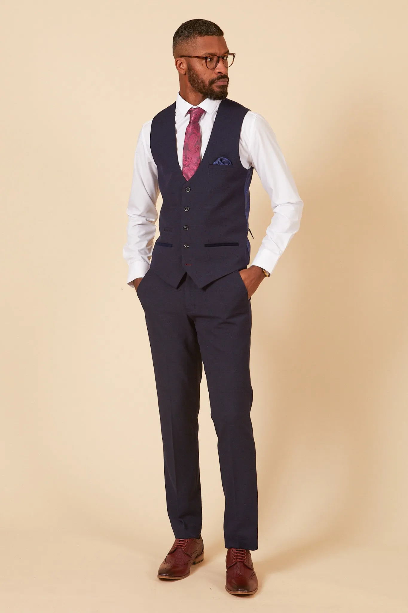 Official West Ham United Club Suit | Bromley Navy Check Suit