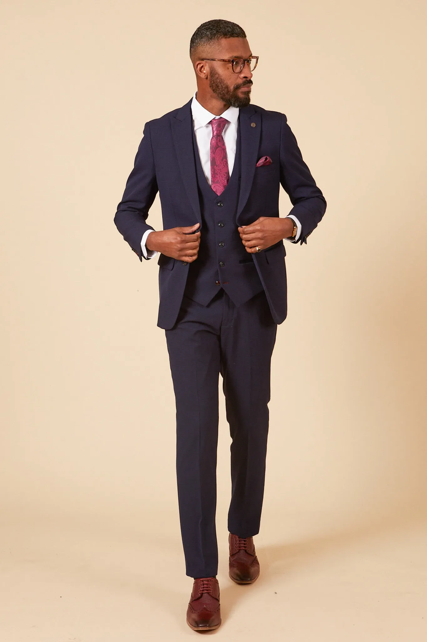 Official West Ham United Club Suit | Bromley Navy Check Suit