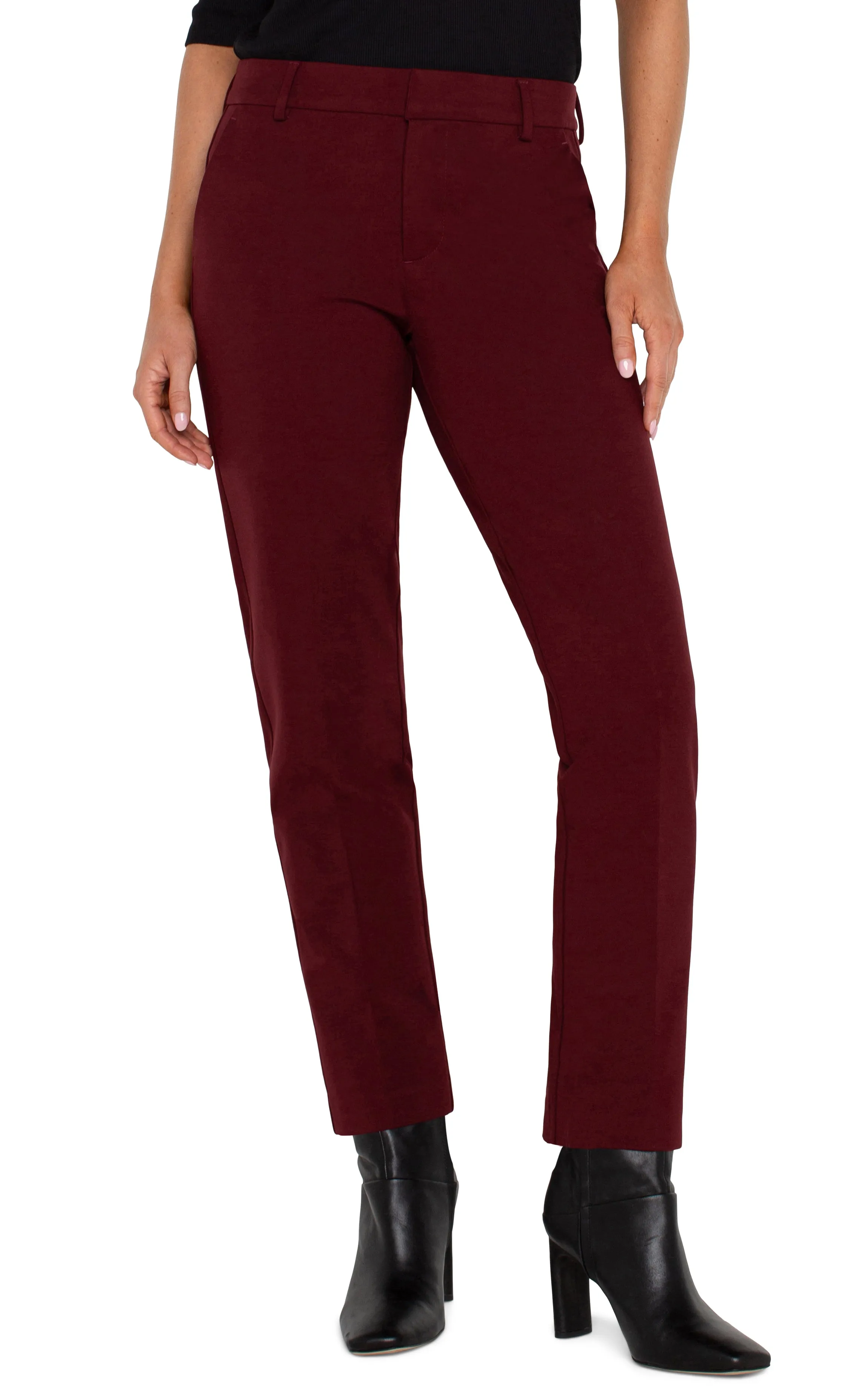 PETITE KELSEY KNIT TROUSER SUPER STRETCH