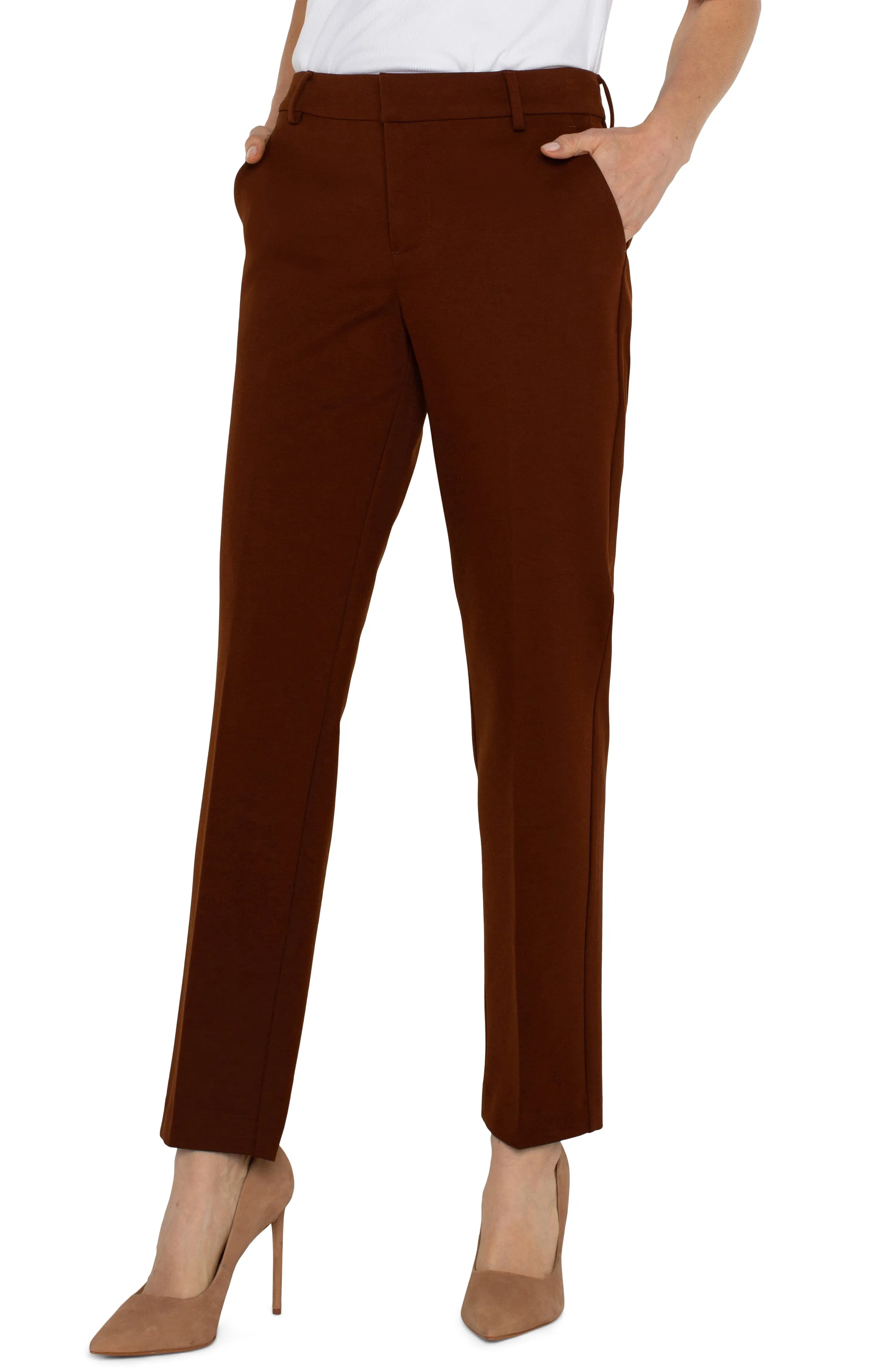 PETITE KELSEY KNIT TROUSER SUPER STRETCH