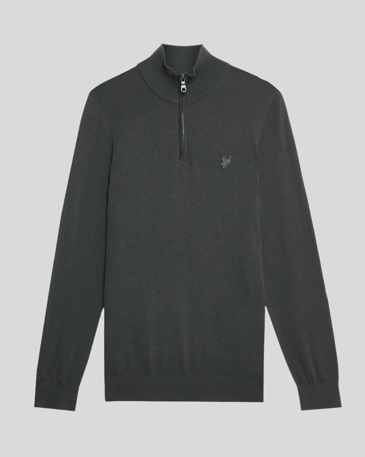 Tonal Eagle Merino 1/4 Zip Jumper