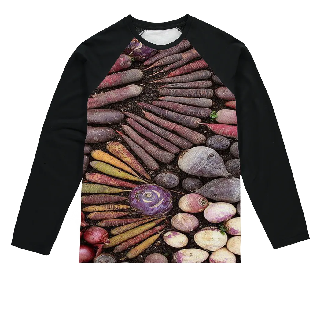 vegetable composition Sublimation Baseball Long Sleeve T-Shirt