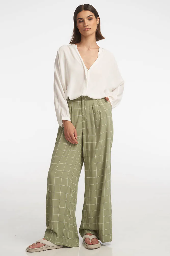 Vittoria Long Pants  / Moss Tiles